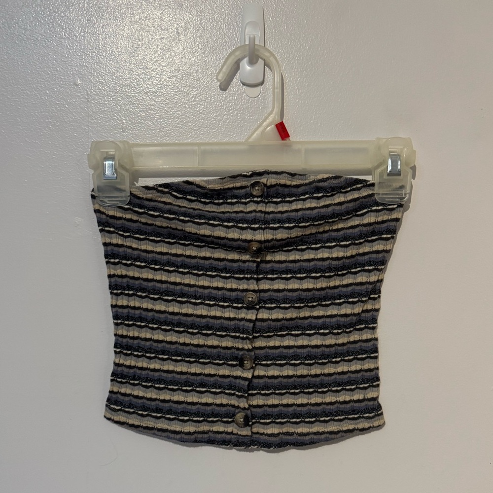 American Eagle Outfitters Ribbed Striped Top